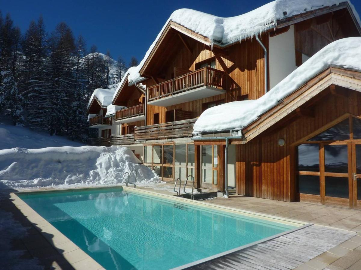 Chalet Mitoyen Avec Piscine, Sauna, Hammam, Depart Des Pistes, 2 Chambres, Balcon, Les Orres 1800 - Fr-1-322-137 Luaran gambar